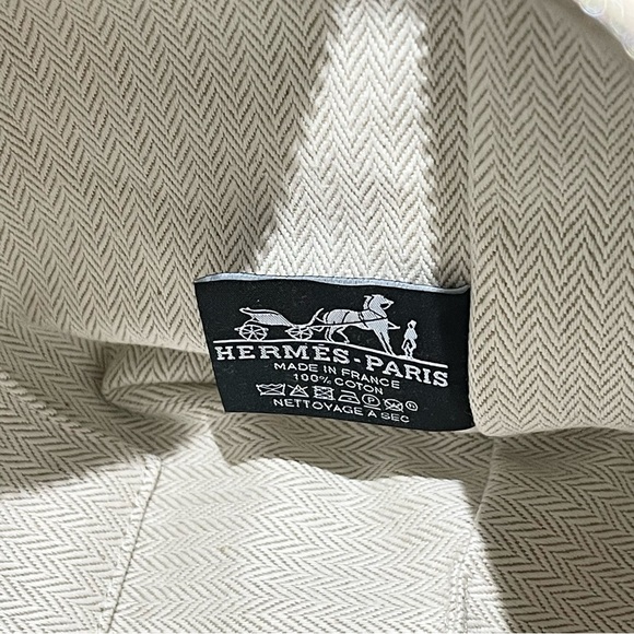 Hermes Canvas Small Bride-A-Brac Pouch Natural - Picture 10 of 11